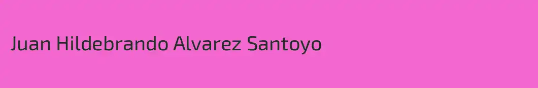 Juan Hildebrando Alvarez Santoyo